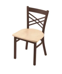 Holland Bar Stool Co. 620 Catalina 18" Chair with Bronze Finish and Natural Maple Seat