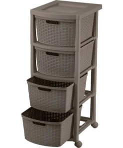 Rimax Four Drawer Rolling Cart