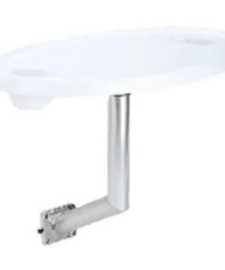 Garelick Oval Acrylic Table; Side Mt.