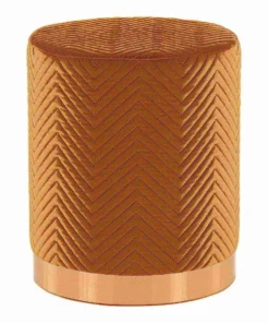 Lumisource Marla Chevron Ottoman