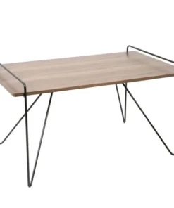 Lumisource Loft Coffee Table in Walnut and Black