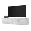 Manhattan Comfort Liberty 42.28 Floating Entertainment Center, White