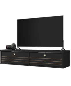 Manhattan Comfort Liberty 42.28 Floating Entertainment Center, Black