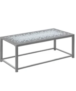Monarch Specialties 42 W, 17 H, Metal Top, Grey
