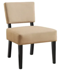 Monarch Specialties Accent Chair - Beige Fabric