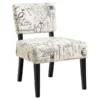Monarch Specialties Accent Chair, Vintage French Fabric