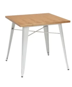 Ofm Square Wood Top, White