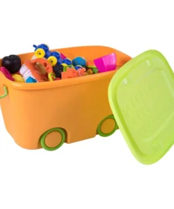 Basicwise Toy storage box small Orange