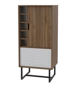 Sego Lily Vernal Bar Cabinet in Mahogany