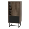 Sego Lily Vernal Bar Cabinet in Walnut