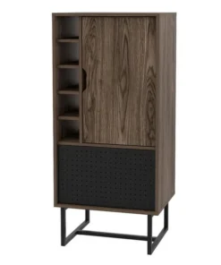 Sego Lily Vernal Bar Cabinet in Walnut