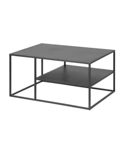 Sego Lily Kamas Industrial Coffee Table with Storage - Black