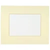 Sax Exclusive Die-Cut Mat Boards, 8 x 10 Inches, White Pebble, Pack of 10 PK