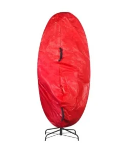 Hastings Home Premium Christmas Tree Cover Holiday Red Large Size for For 7.5 Ft Tree