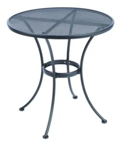 Living Accents 8403032 Winston Round Table; Black