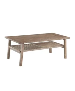 Boraam 75031 Sonoma Coffee Table; Barnwood Wire-Brush