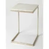Butler Specialty Company. Butler Specialty 9349220 Lawler Metal & Marble End Table; Nickel