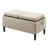 Highboy Designs for Comfort Magnolia Storage Ottoman with Trays