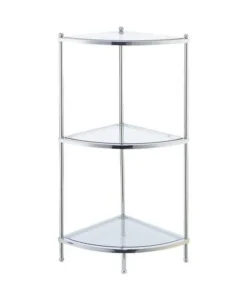 Convenience Concepts 134006 Royal Crest 3 Tier Corner Shelf