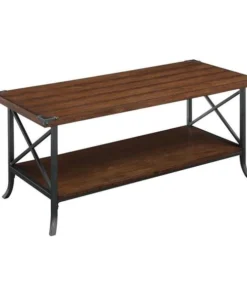 Convenience Concepts 111882DWN Brookline Coffee Table; Dark Walnut