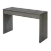 Highboy Northfield Hall Console Table; Weathered Grey