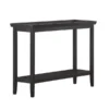 Highboy Ledgewood Console Black Table