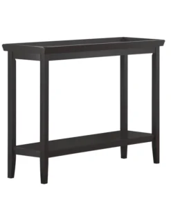 Highboy Ledgewood Console Black Table