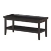 Convenience Concepts 501082BL Ledgewood Coffee Black Table
