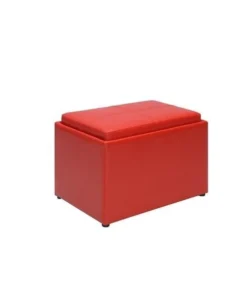 Convenience Concepts 143523RD Designs4Comfort Accent Storage Ottoman