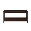 Convenience Concepts 203382ES Mission Coffee Table - Espresso