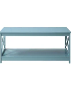 Convenience Concepts 203082SF Oxford Coffee Table - Sea Foam