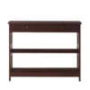 Convenience Concepts 203289ES One Drawer Omega Console Table; Espresso