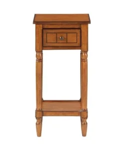 Convenience Concepts 6052201WN French Country Khloe Accent Table - Walnut