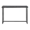 Convenience Concepts 413899BL Laredo Parquet Console Table; Black - 42.25 x 15 x 30 in.