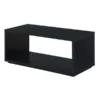 Convenience Concepts 111288BL Northfield Admiral Coffee Table; Black - 42 x 18 x 18 in.