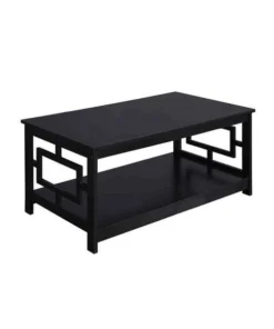 Convenience Concepts 203282BL Town Square Coffee Table; Black