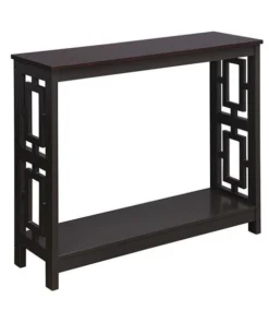 Convenience Concepts 203299ES Town Square Console Table; Espresso