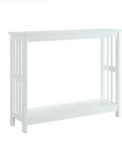 Mission 203399W Console Table; White - 39.5 x 11.75 x 31.5 in.