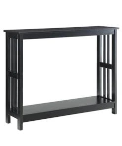 Mission 203399BL Console Table; Black - 39.5 x 11.75 x 31.5 in.