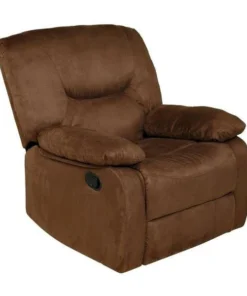 Procomfort Rocker Recliner; Brown Microfiber