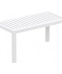 Siesta ISP069-WHI Ocean Rectangle Cofee Table White