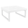 Siesta ISP137-WHI Mykonos Outdoor Coffee Table - White Square