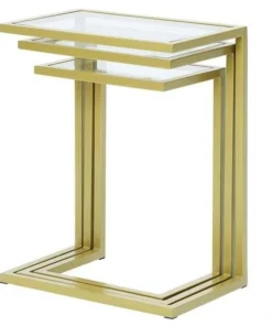 Carolina Cottage WSS-2016G-GLD Addison Nesting Table Set - Gold - 23.5 x 18 x 12 in.