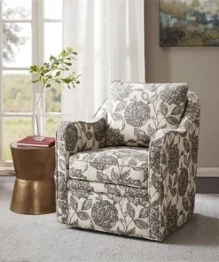 Madison Park MP103-0241 Brianne Swivel Chair; Multi