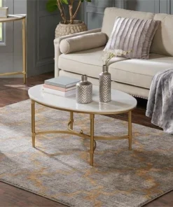 Madison Park Signature Madison Park MPS120-0123 Bordeaux Metal Coffee table