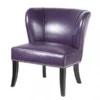 Madison Park FPF18-0106 Park Hilton Armless Accent Chair ; Purple