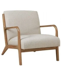 Ink Plus Ivy Kids INK Plus IVY IIF18-0049 Novak Lounge Solid Wood; Cream