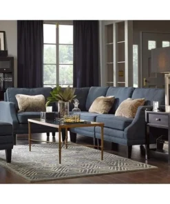 Madison Park Signature Madison Park MPS120-0050 Porter Rectangle Coffee Table; Bronze