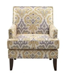 Madison Park MCC100-0001 Colton Track Arm Club Chair - Grey Multi