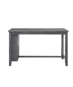 Home Elegance 5603-36 36 x 60 x 30 in. Timbre Counter Height Table - Gray